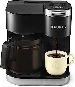 Keurig K-Duo Single Serve K-Cup Pod & Carafe Coffee Maker, Black